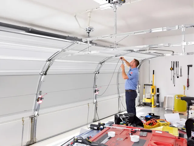 Garage door cable repair service by Enfield Garage Door Repair in Enfield