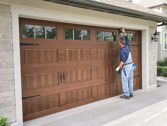 Custom garage door showcase by Enfield Garage Door Repair in Enfield