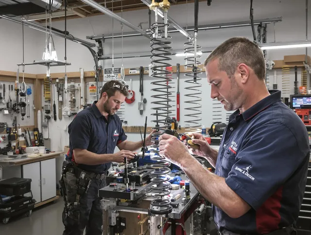 Garage door spring repair service by Enfield Garage Door Repair in Enfield