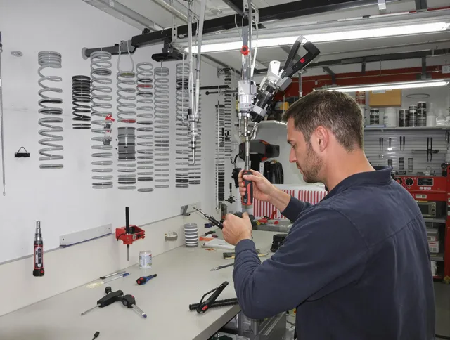 Enfield Garage Door Repair safety certified technician performing precision spring replacement in Enfield
